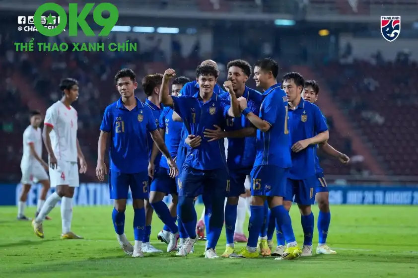 Thái Lan thẳng tiến bán kết AFF Cup 2026 với ngôi đầu bảng A và đối thủ của Voi chiến sẽ là Singapore. Thái Lan thẳng tiến bán kết AFF Cup 2026 với ngôi đầu bảng A và đối thủ của Voi chiến sẽ là Singapore.